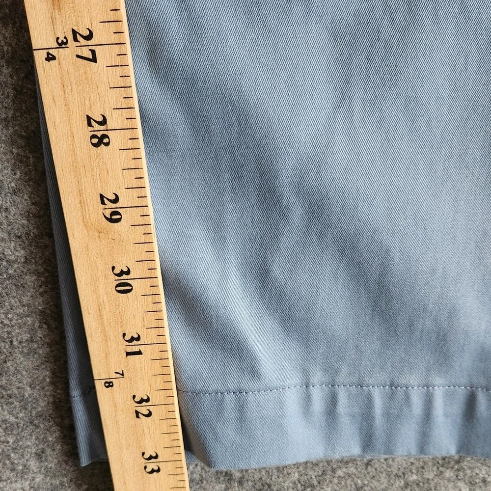 Banana Republic Aiden Chino Men 36x33 Stretch Slim Fit Blue Cotton Twill Pants